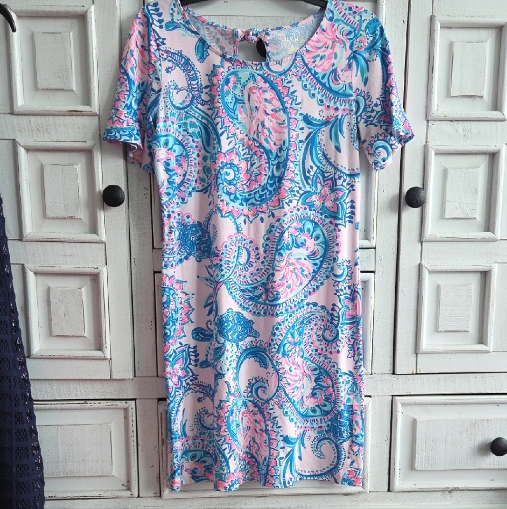 Lilly Pulitzer Mellorie Dress Tangerine Dream